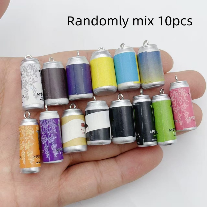 Resin - 10 szt. Mini Symulowane Puszki Napojów