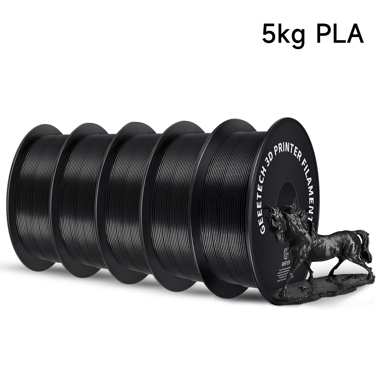 Filament 1.75 - Filament Geeetech 5Kg Standard PLA 1.75mm