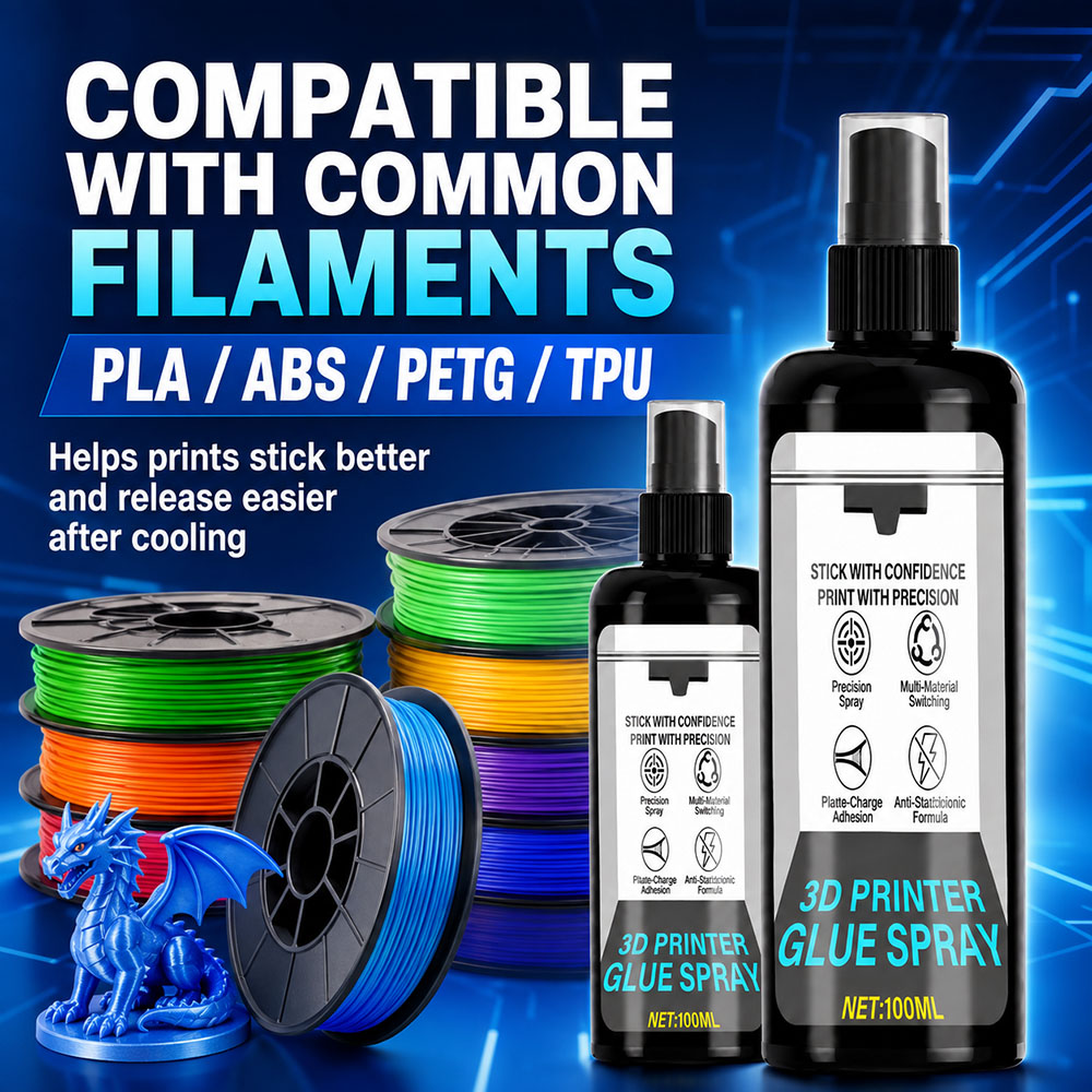 Mocny klej w sprayu do drukare – Abs Filament recenzja i cena