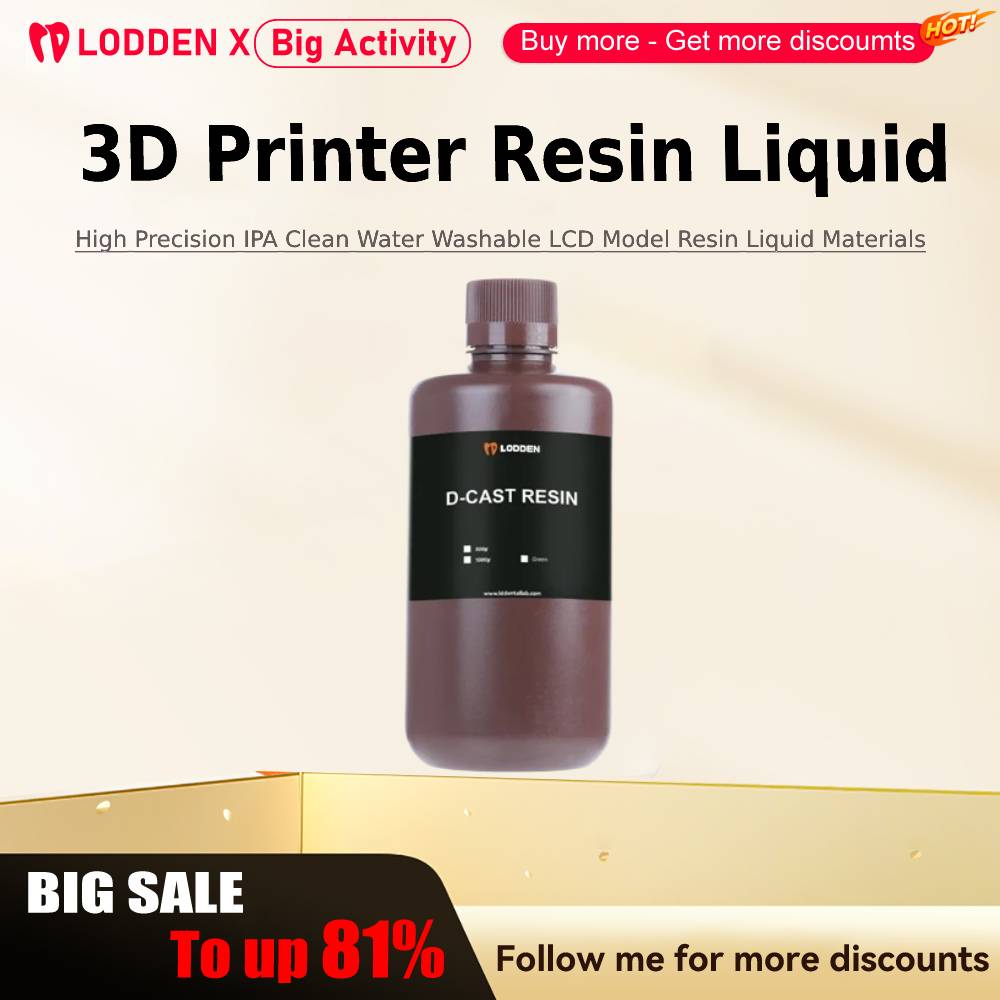 Żywica do drukarek 3D Lodden,  – Resin Printer recenzja i cena
