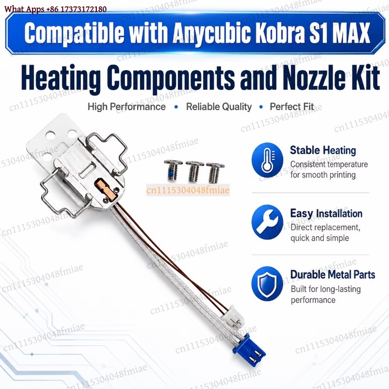 Zestaw dyszy grzewczej Anycubi – Hotend Assembly recenzja i cena